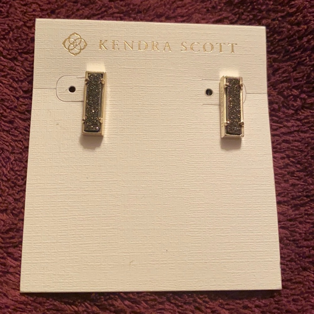Kendra Scott Lady multi color Drusy earrings NWOT